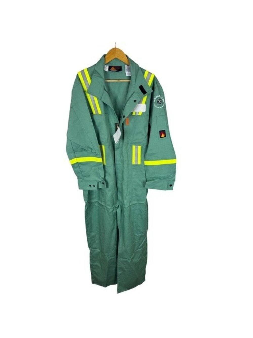 Performance Apparel Canada FR Flame Resistant Reflective Coveralls Green LR